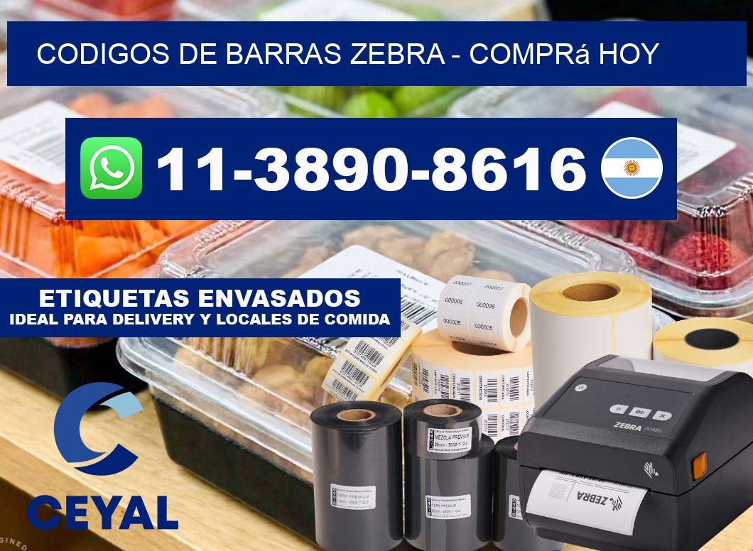 codigos de barras zebra - Comprá hoy