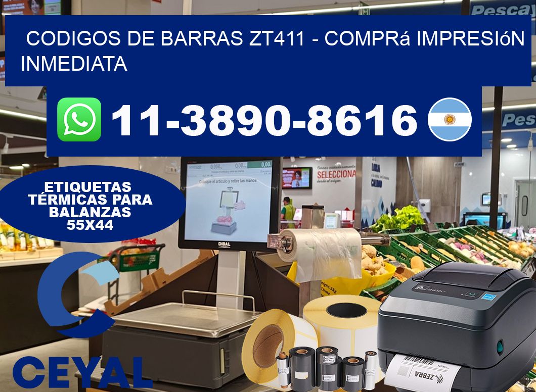 codigos de barras zt411 - Comprá impresión inmediata