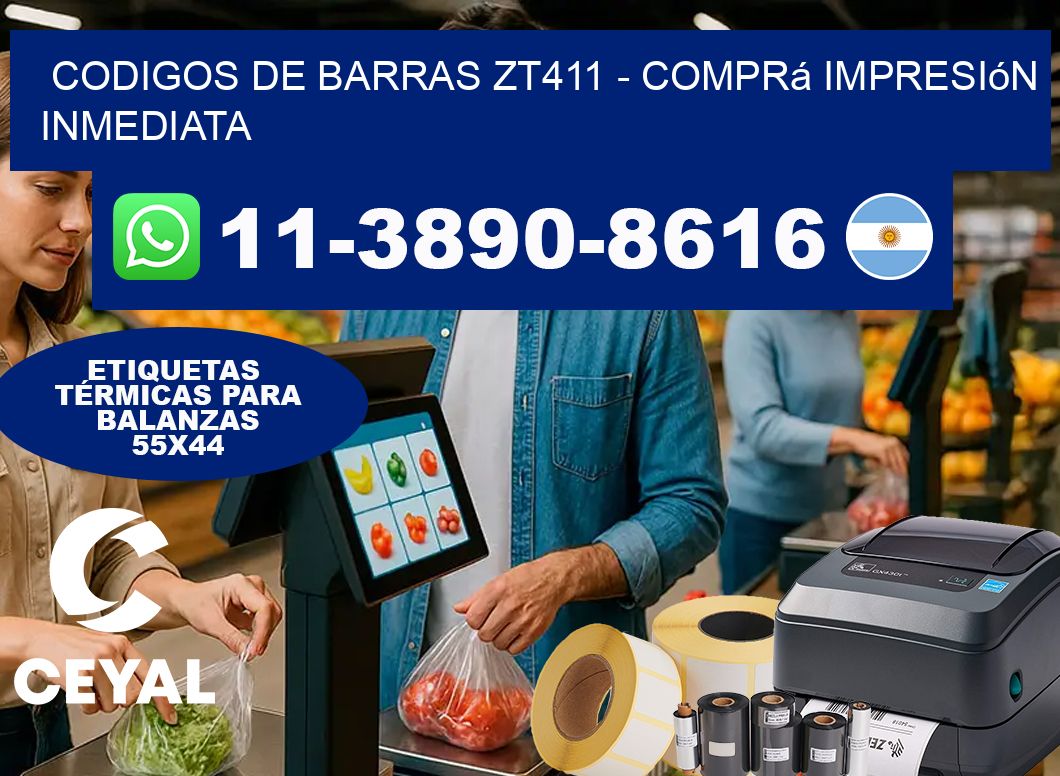codigos de barras zt411 – Comprá impresión inmediata