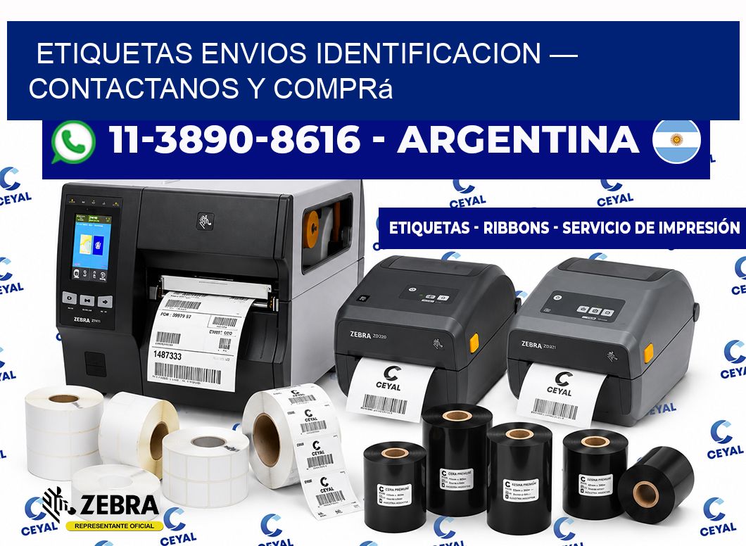 etiquetas envios identificacion — Contactanos y comprá