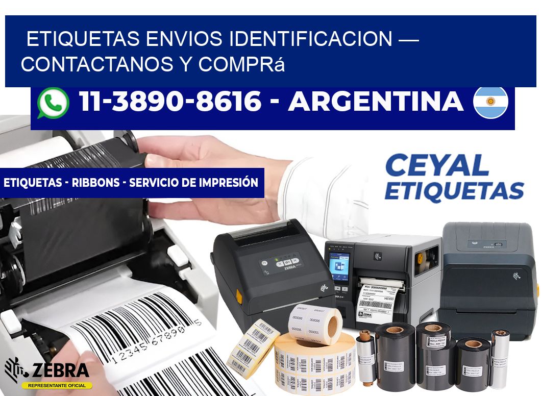 etiquetas envios identificacion — Contactanos y comprá