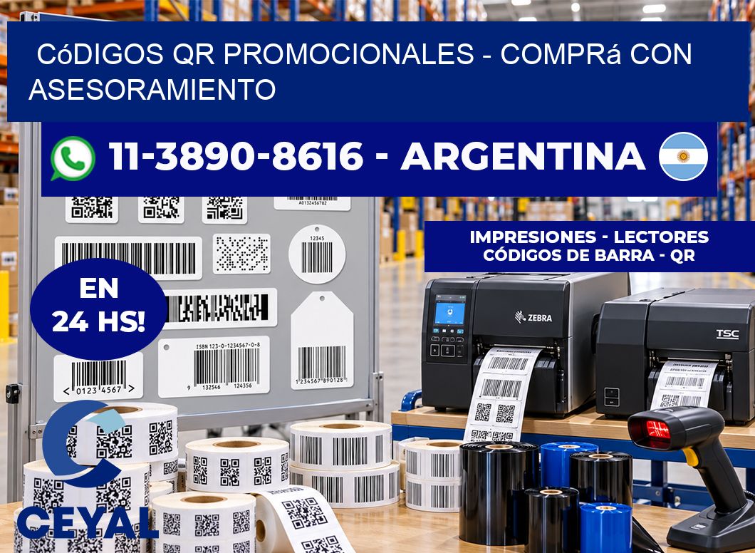 Códigos QR Promocionales - Comprá con asesoramiento