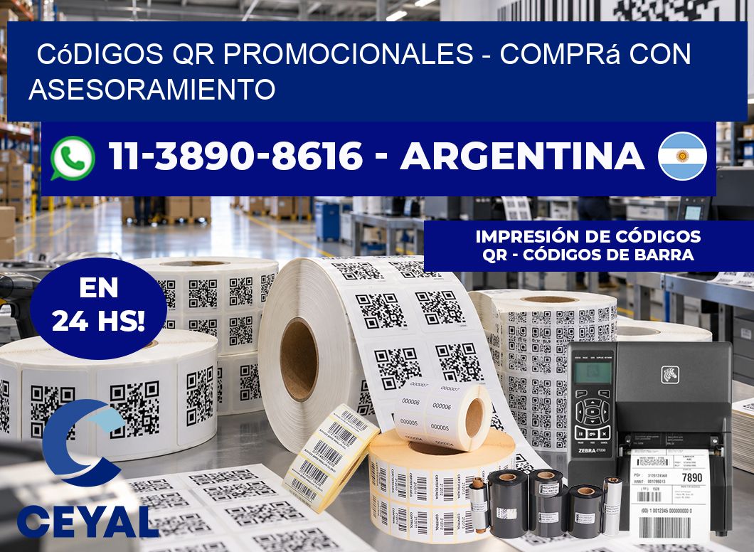Códigos QR Promocionales - Comprá con asesoramiento