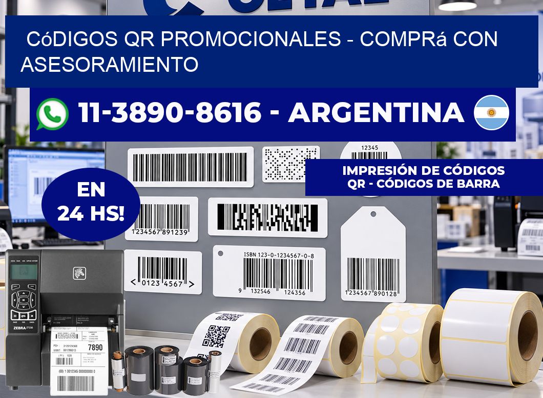 Códigos QR Promocionales - Comprá con asesoramiento