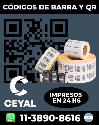 Códigos de barras a Medida - Comprá con cotización inmediata