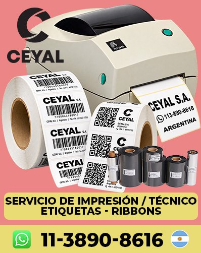Etiquetas adhesivas para rollos textiles 250 ETIQUETAS